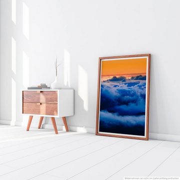 Sinus Art Poster Künstlerische Fotografie 60x90cm Poster Wolken über dem Haleakala Krater auf Maui Hawaii
