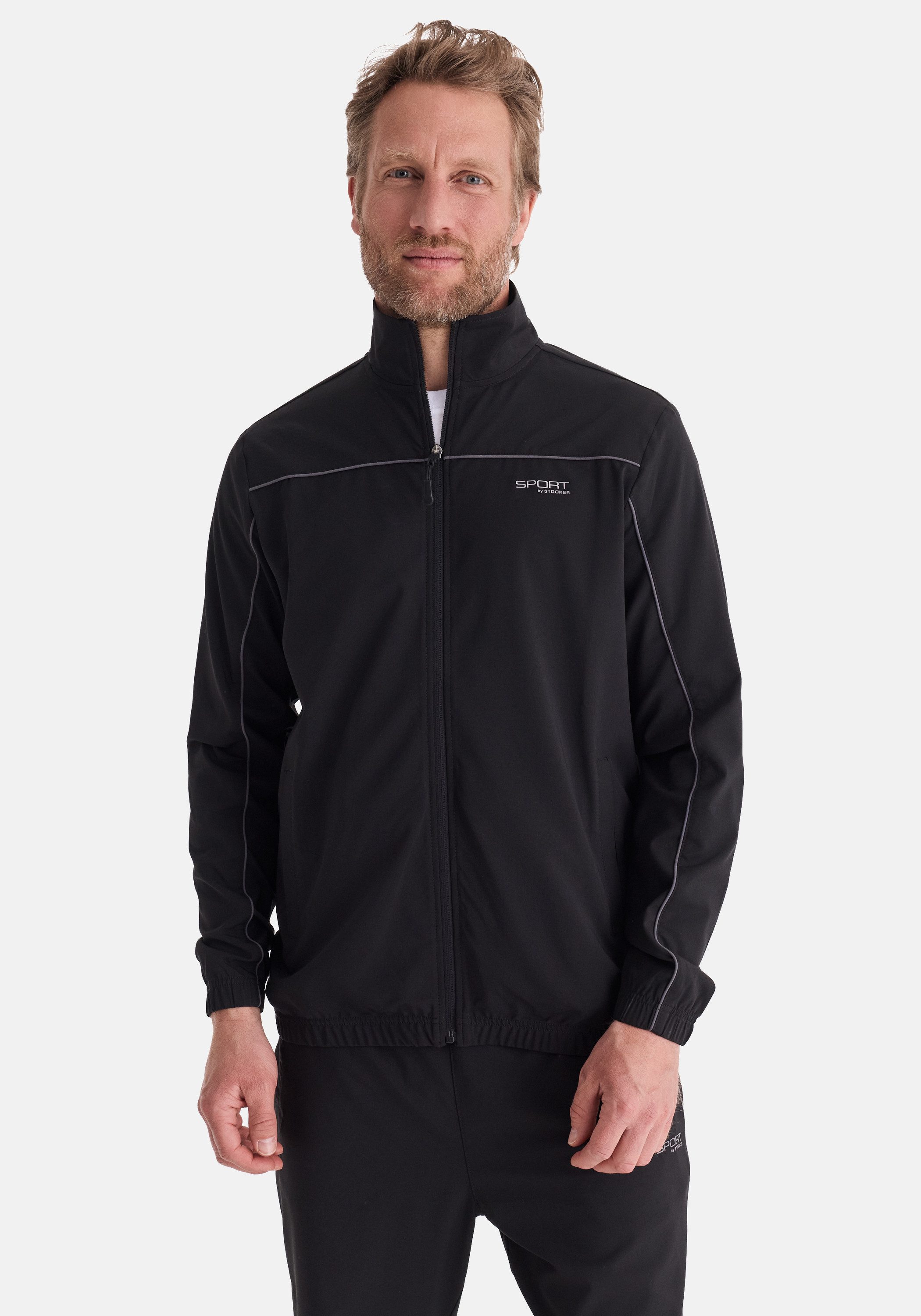 Stooker Men Sweatjacke SIDNEY Sweatjacke Sportjacke Sportjacke Stehkragen Regular Fit für Herren