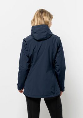 Jack Wolfskin 3-in-1-Funktionsjacke GLAABACH 3IN1 JKT W (2 teilig)