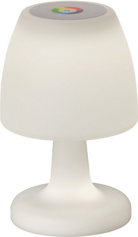 FHL easy! LED Außen-Tischleuchte Barletta, RGB, LED fest integriert,  Warmweiß