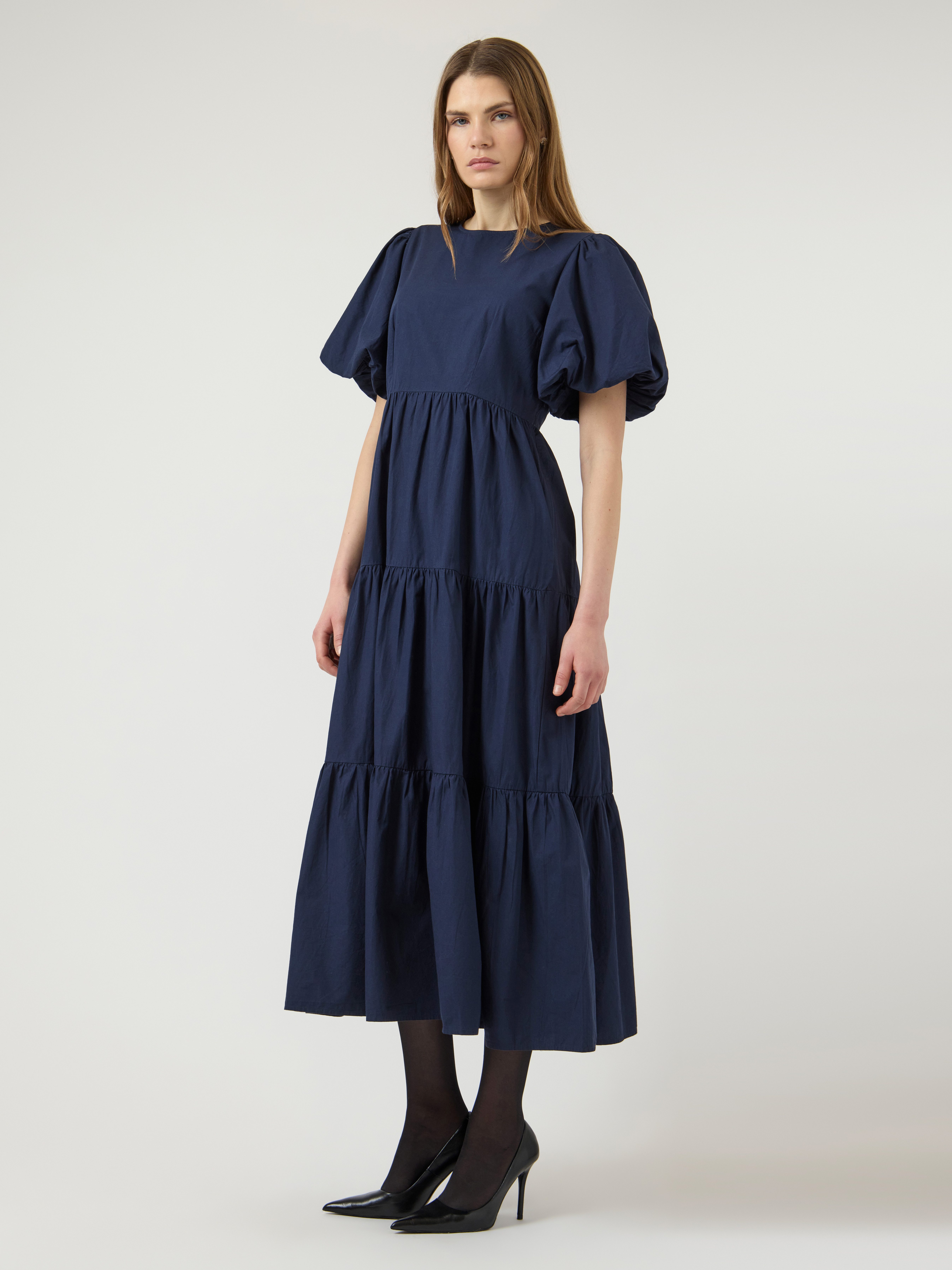 Y.A.S Midikleid YASCOLEA SS ANKLE DRESS S. NOOS Sommerkleid, Baumwolle, knöchellang