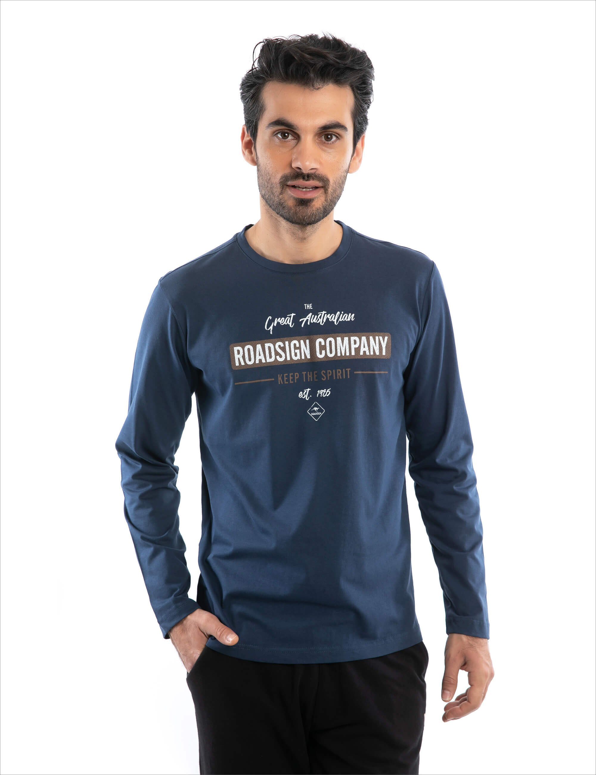 ROADSIGN australia Langarmshirt RS Company (1, 1-tlg) mit Aufdruck Navy