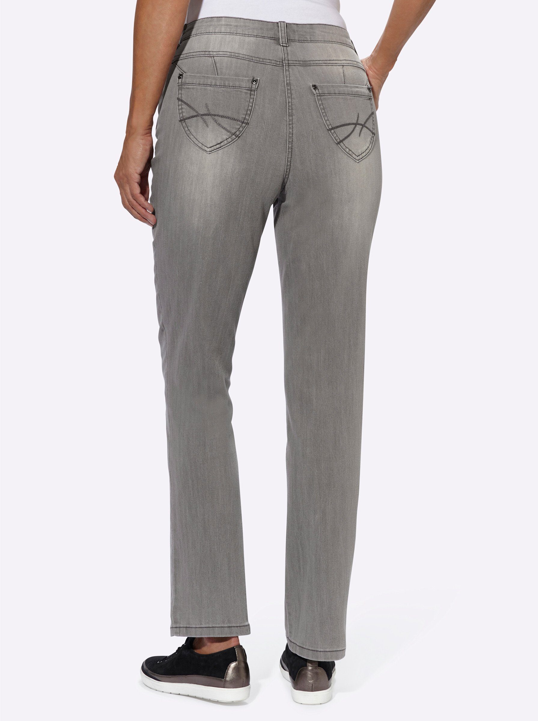 Witt Bequeme Jeans Jeans leicht vertieft