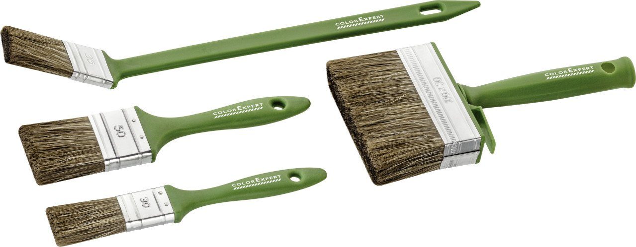 Color Expert Pinsel Color Expert Lasur-Pinselset 4-teilig Größe