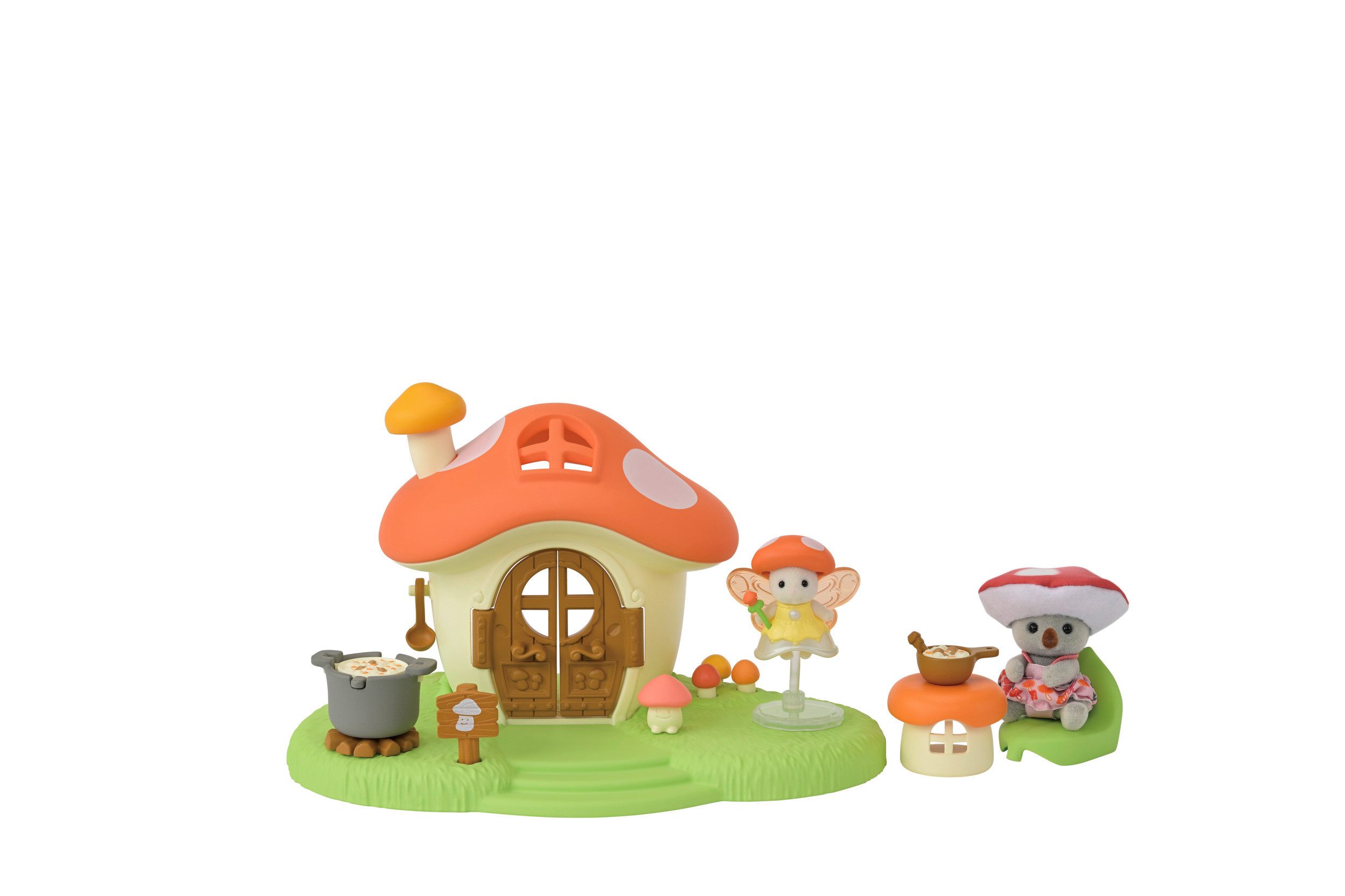 Sylvanian Families Spielwelt Feen Pilzhaus mit Figuren