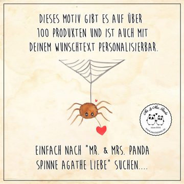 Mr. & Mrs. Panda Becher Spinne Agathe Liebe - Weiß - Geschenk, Merchandise, Outdoor Tasse, Li, Emaille, Ästhetisch & langlebig