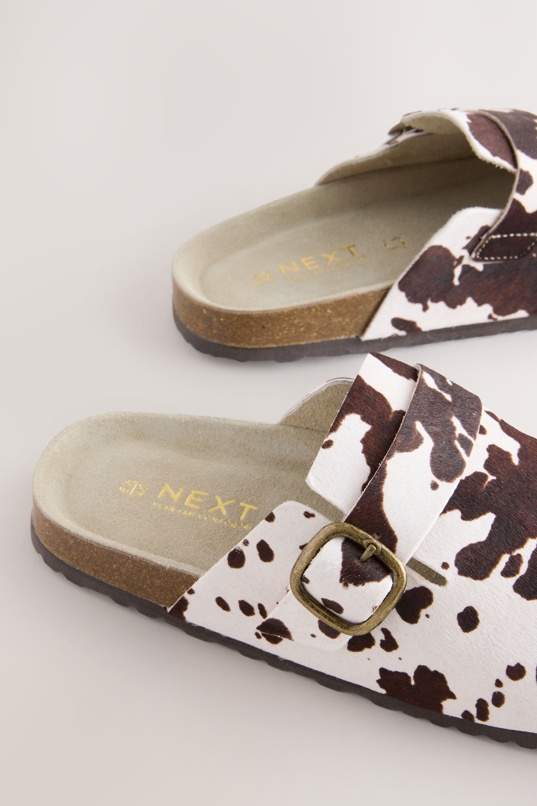 Next Forever Comfort® Leder-Clogs mit Fußbett Clog (1-tlg)