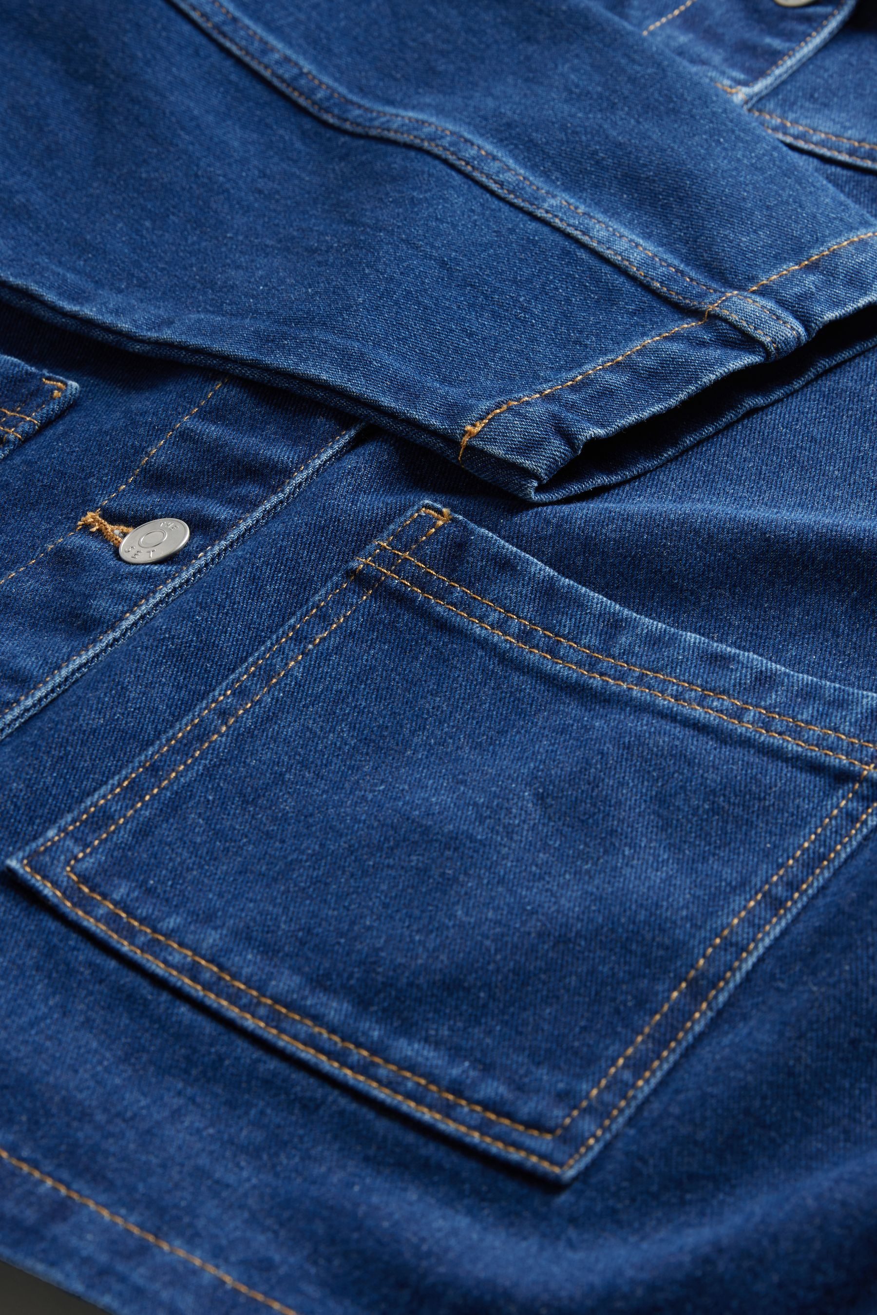 The Set Jeansjacke The Set Denim-Hemdjacken, 2er-Pack (2-St)