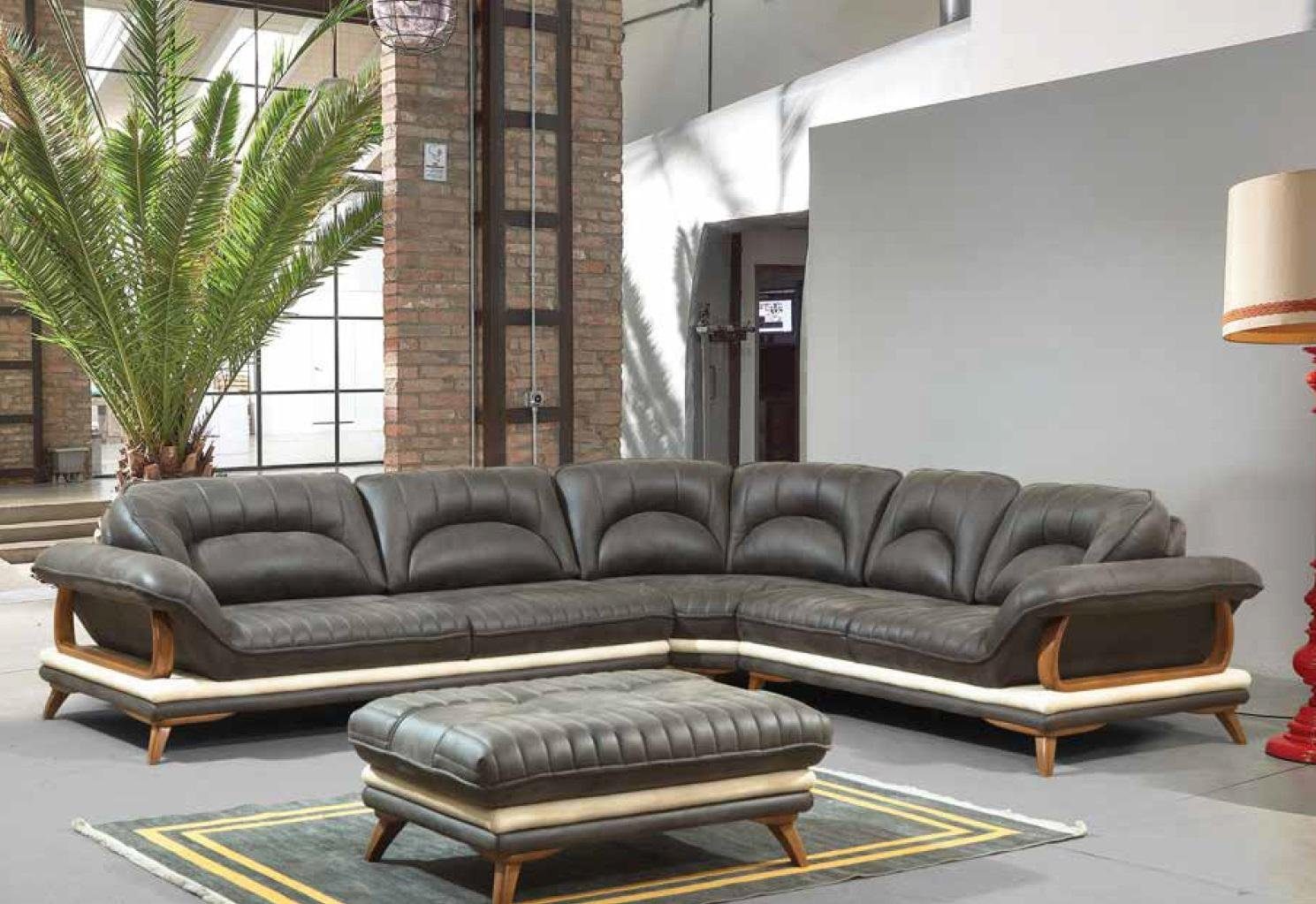 JVmoebel Ecksofa Ecksofa L Form Sofa Couch Polster Sofas Wohnlandschaft Stoffsofa, Made in Europe