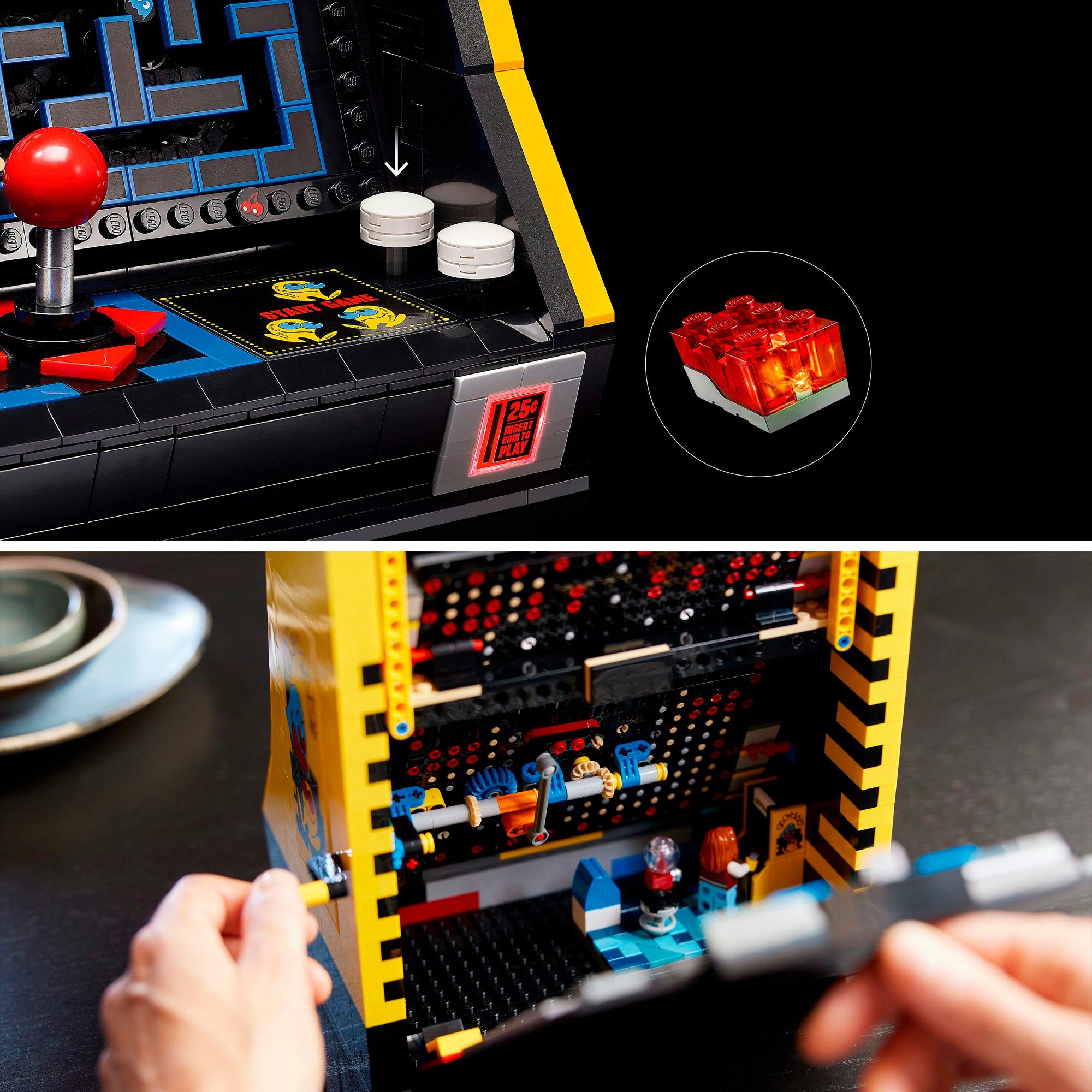 Icons Spielautomat LEGO® LEGO Konstruktionsspielsteine PAC-MAN