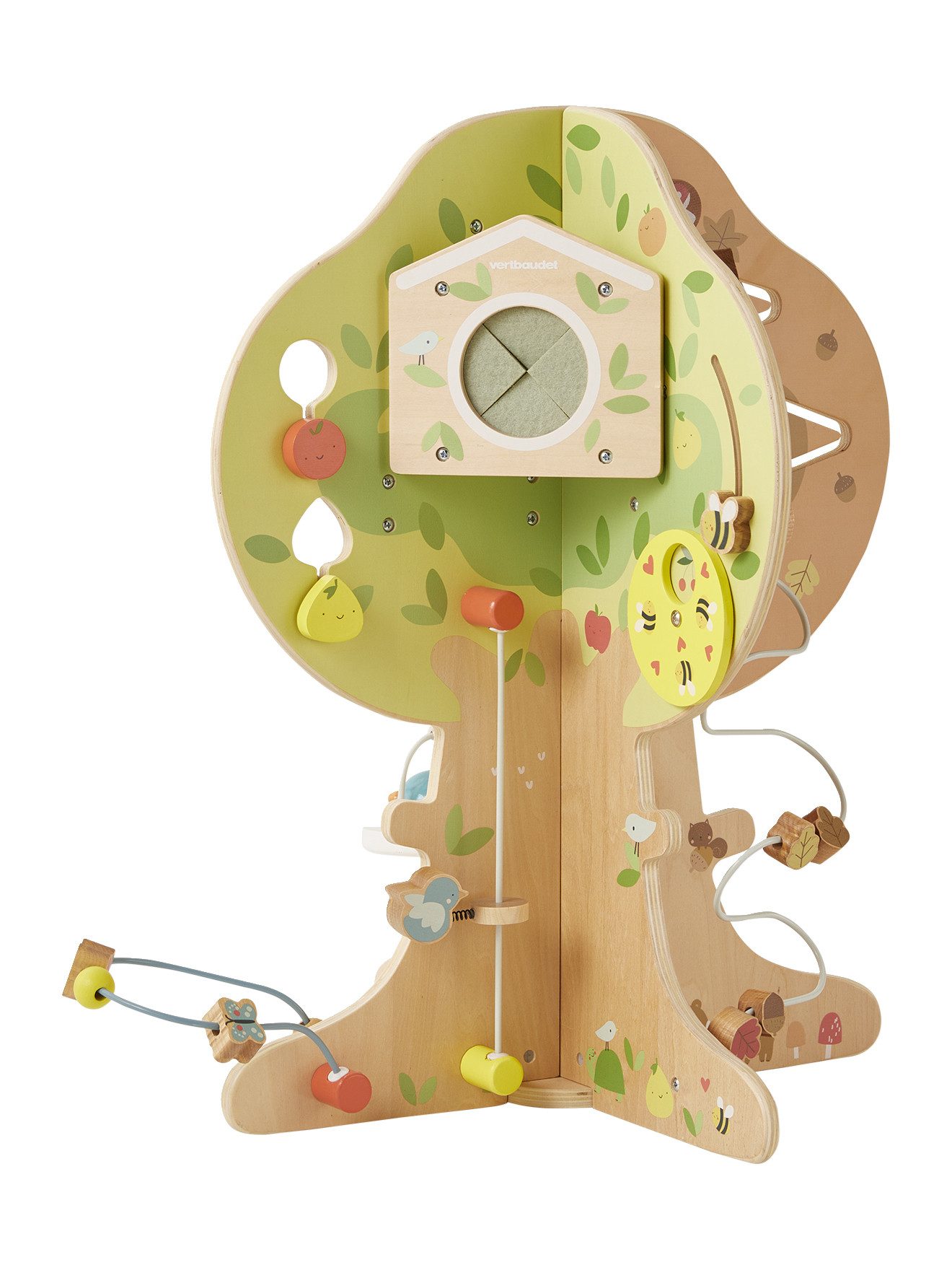 vertbaudet Lernspielzeug Activity-Baum 4 JAHRESZEITEN, Holz günstig online kaufen