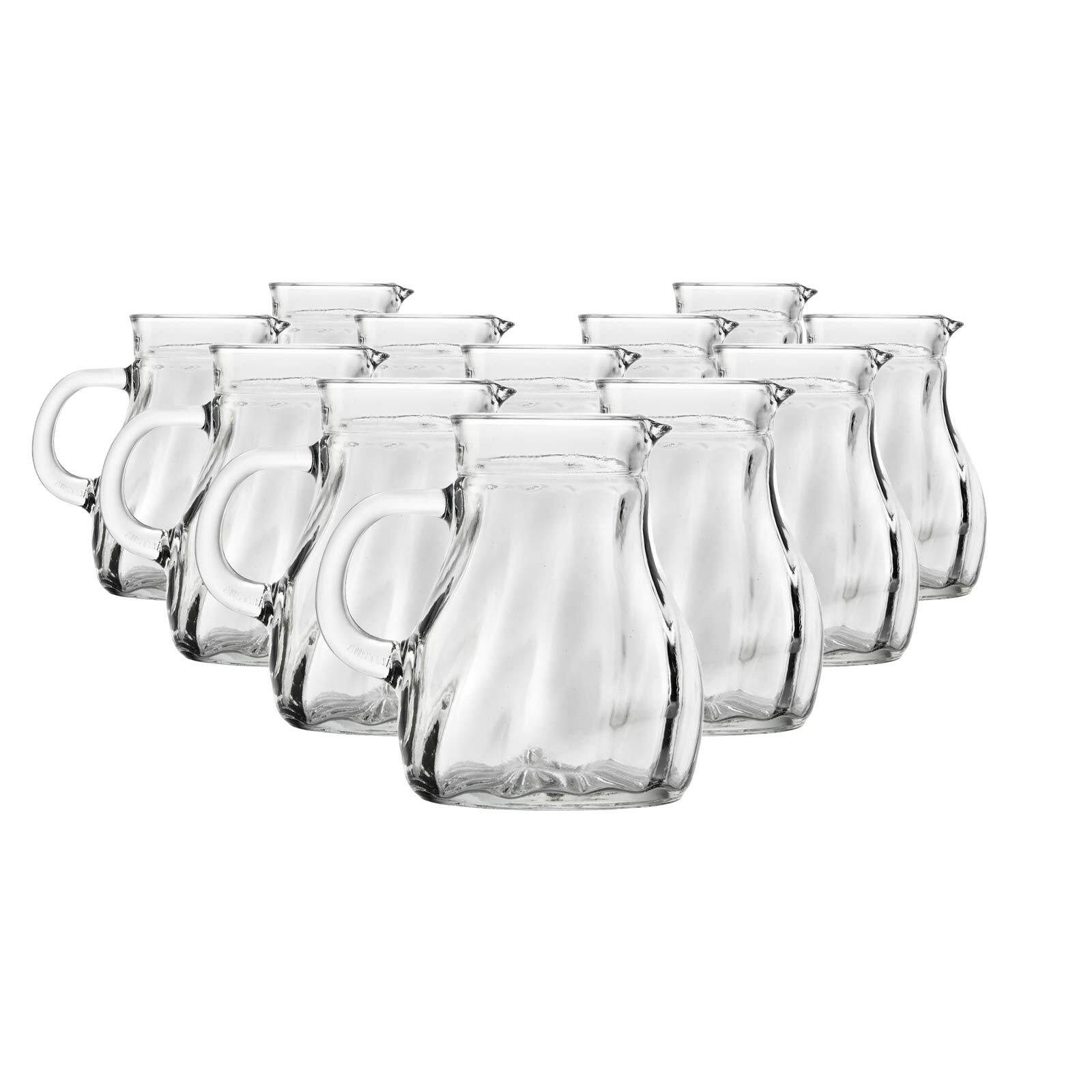 Stölzle Wasserkrug Salzburg Krüge 0,125 l 12er Set, (12 Krüge, 12-tlg)
