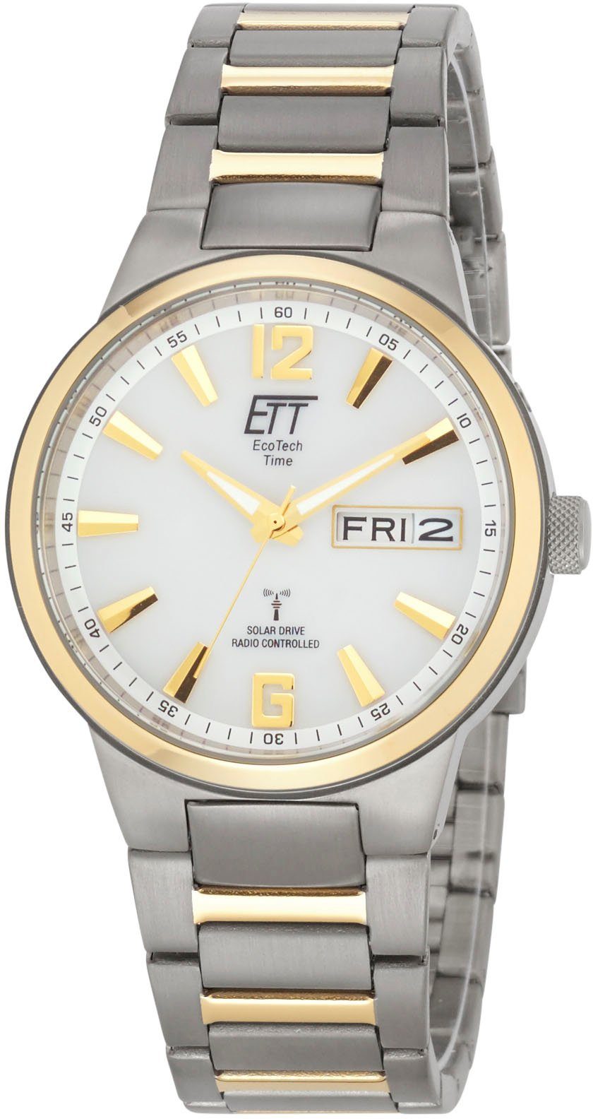 ETT Funkuhr Everest EGT-11322-11M, Armbanduhr, Herrenuhr, Datum, Solar, Tit günstig online kaufen