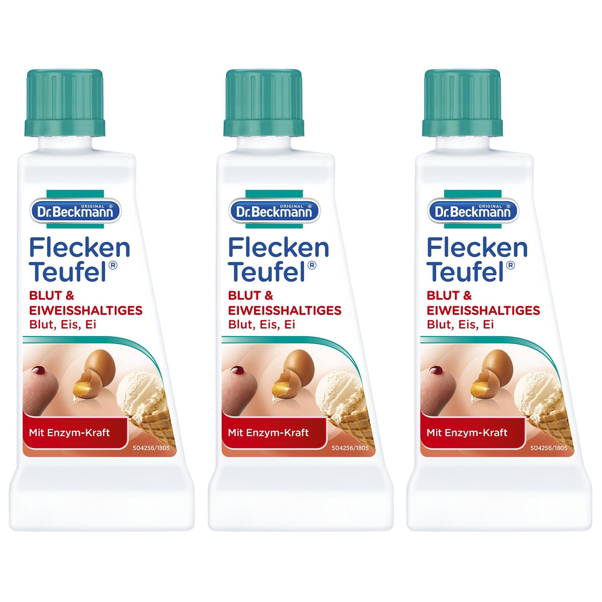 Dr. Beckmann Fleckenteufel, Eiweißhaltiges, Spezialfleckentferner, Blut, 3x 50 ml Polsterreiniger (3-St)