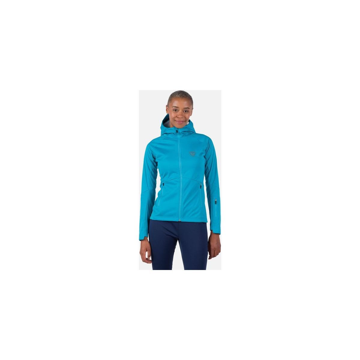 Rossignol Skijacke W Genetys Hood Jacket Perfekte Outdoor-Jacke für Wind- und Wetterschutz mit hoher