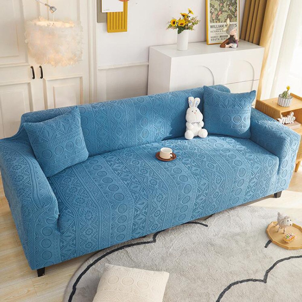 Zaewry Sofahusse Stretch-Sofabezug Elastisch Couch Sesselbezug mit dezentem Muster