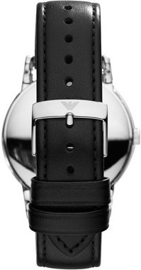 Emporio Armani Quarzuhr AR80059, (Set, 2-tlg., mit Armband), Armbanduhr, Herrenuhr, ideal auch als Geschenk, Datum, analog