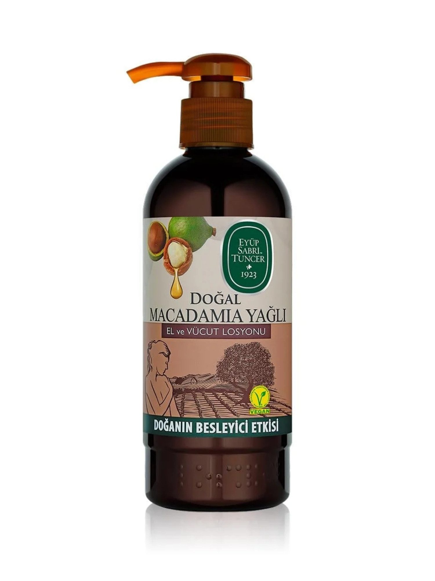 EYÜP SABRI TUNCER Körperlotion Vegan Hand & Körper Lotion mit Vitamin E für alle Hauttypen, Vegan, Dermatologisch getestet, Glutenfrei, Mit Vitamin E