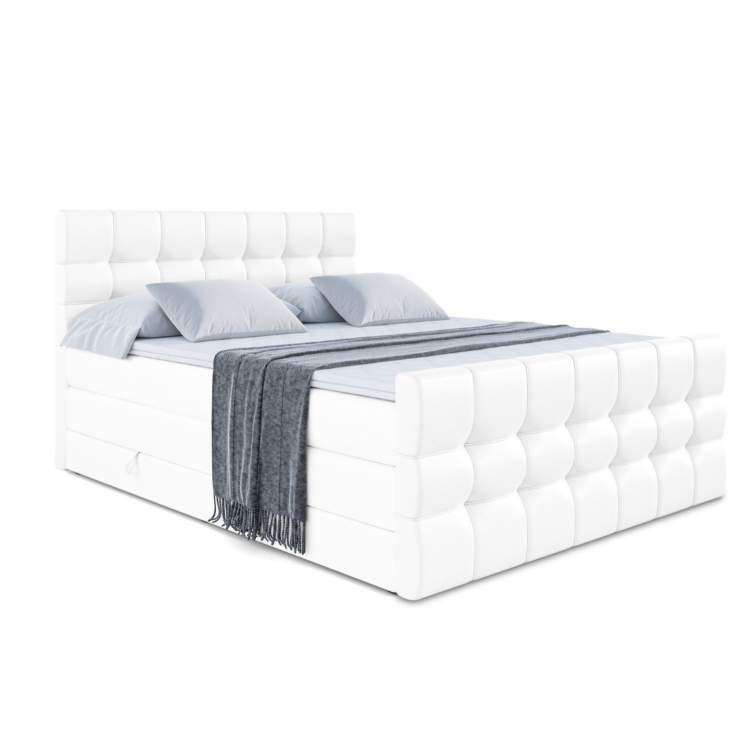 ALTDECOR Boxspringbett BERO-Z KING (mit Matratze günstig online kaufen