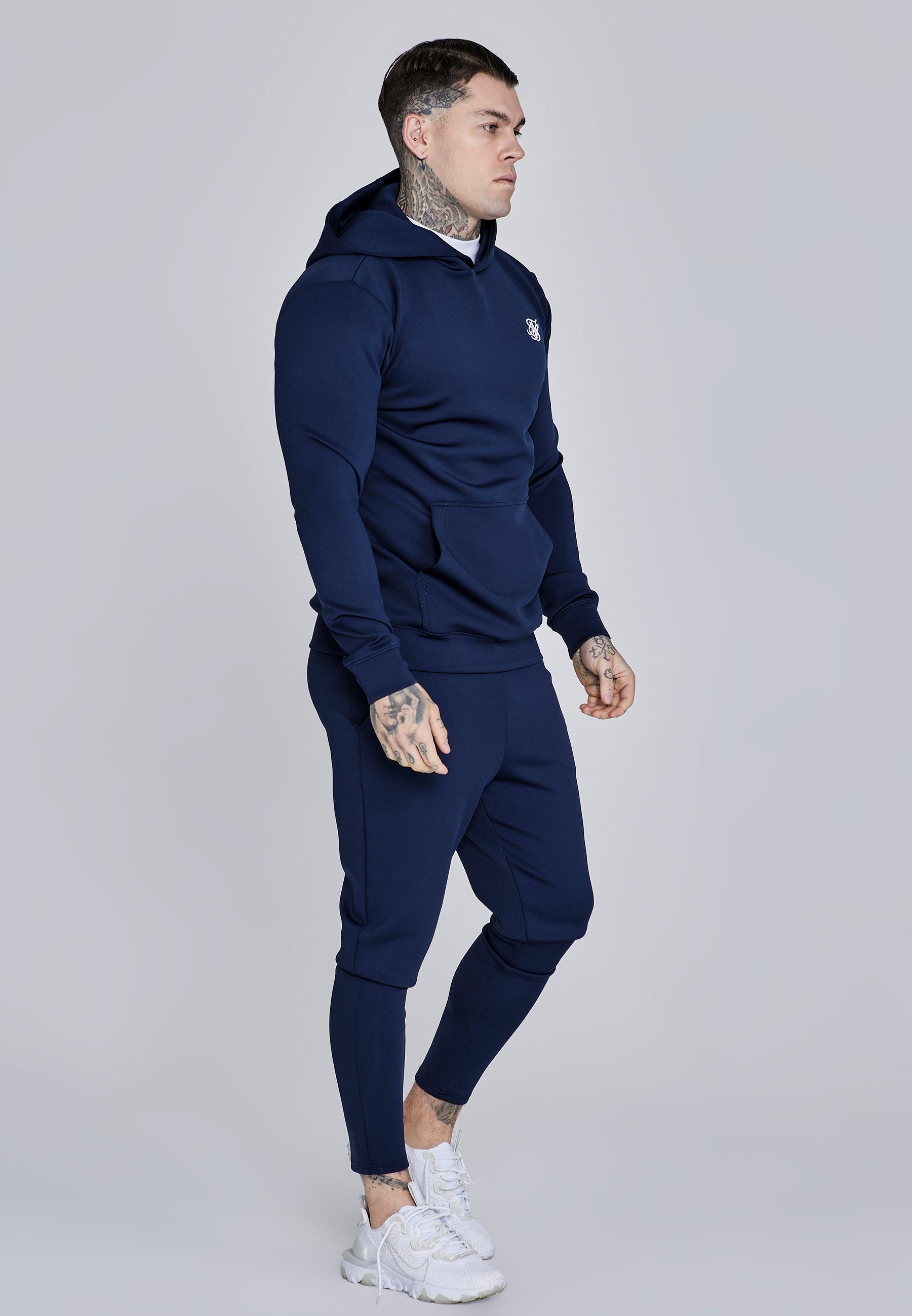 Siksilk Hoodie SikSilk Herren Essentials Poly Hoodie