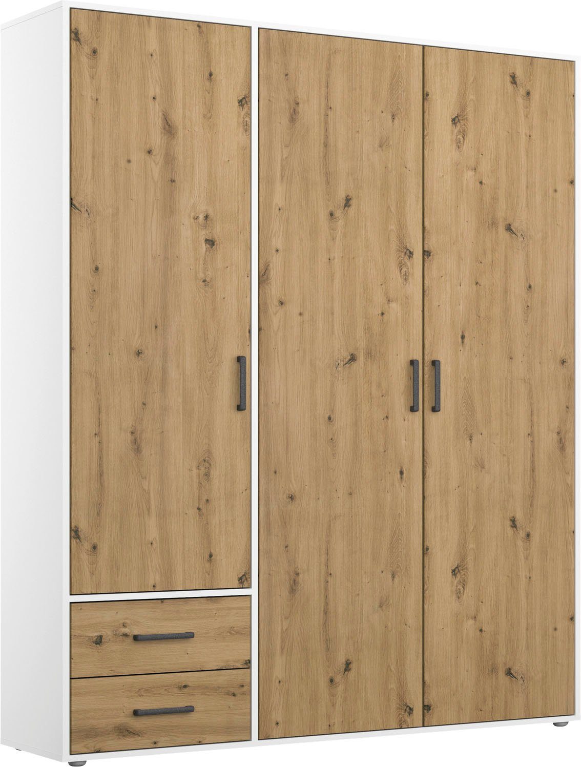 rauch Drehtürenschrank Voyager, Kleiderschrank mit Außenschubkästen, günstig online kaufen