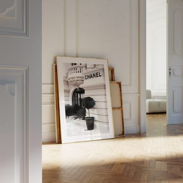 JUSTGOODMOOD Poster Premium ® Chanel Geschäft Poster · ohne Rahmen, Poster in verschiedenen Größen verfügbar