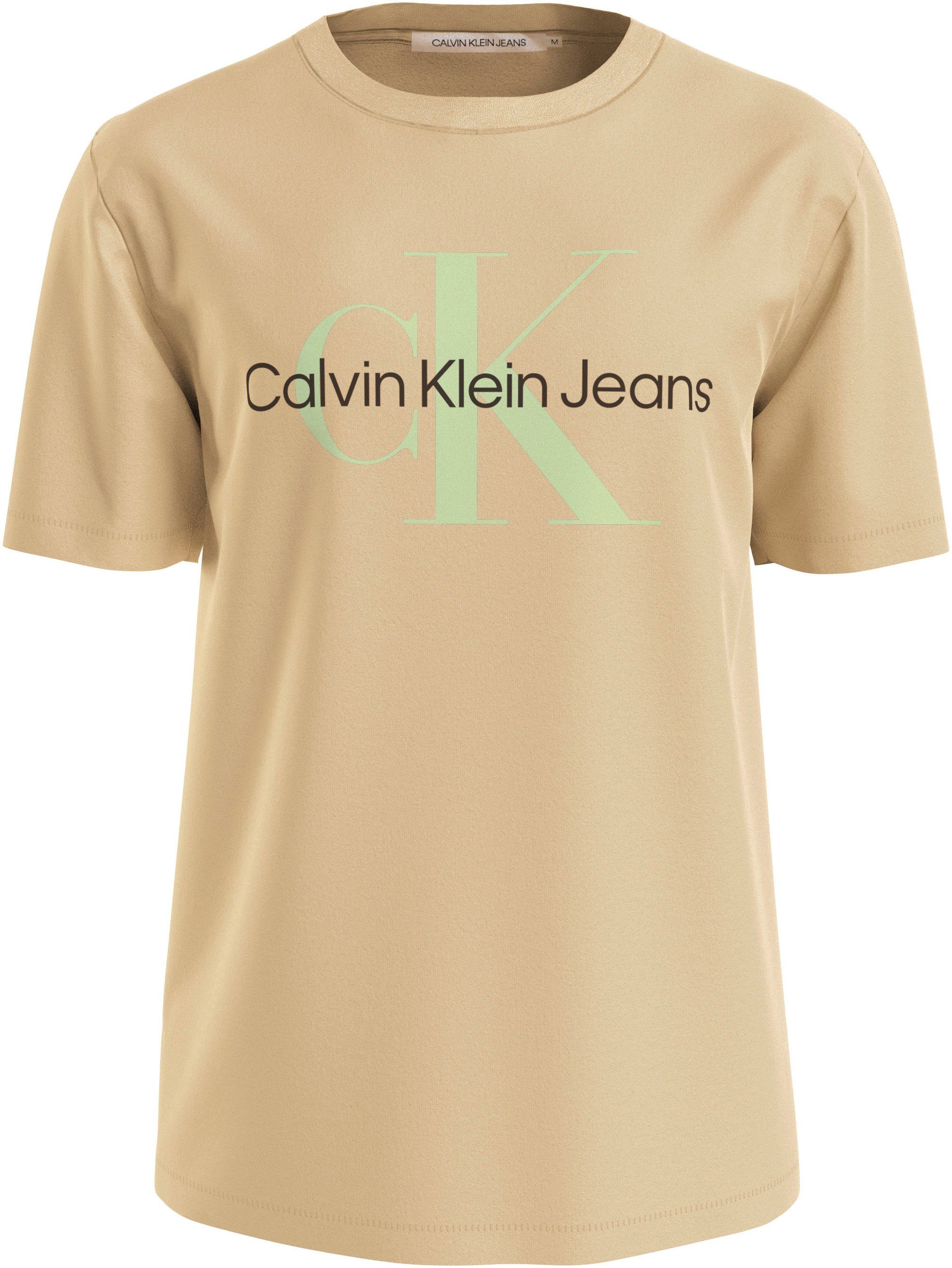 Calvin Klein Jeans T-Shirt SEASONAL MONOLOGO TEE Warm Sand