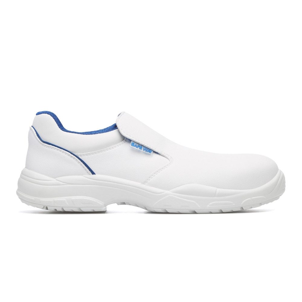 SAFEWAY Защитная обувь weiß S2 Slipper Schutzkappe Sicherheitsschuh metallfrei