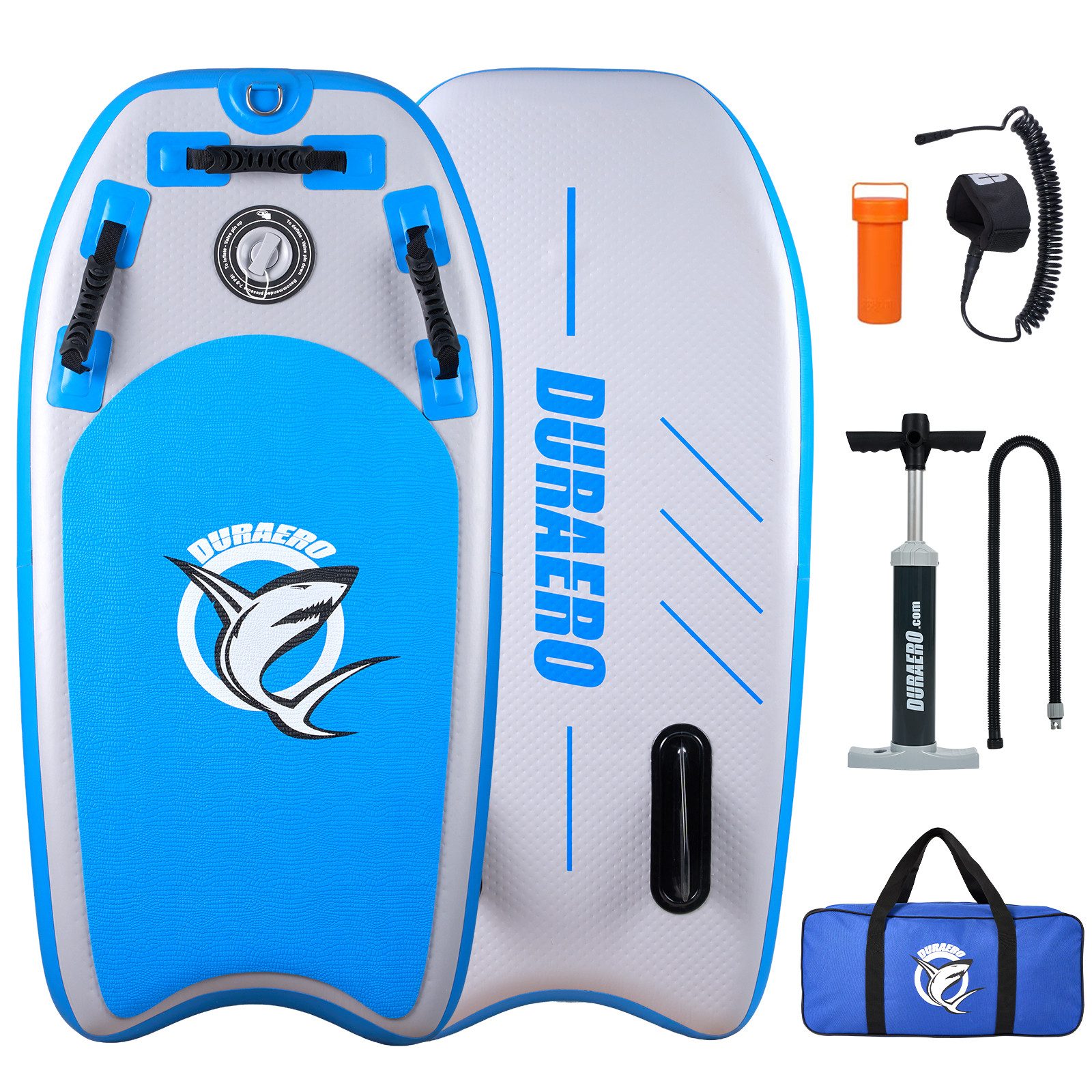 DURAERO Bodyboard DURAERO Aufblasbares Bodyboard 105 x 53 x 10 cm