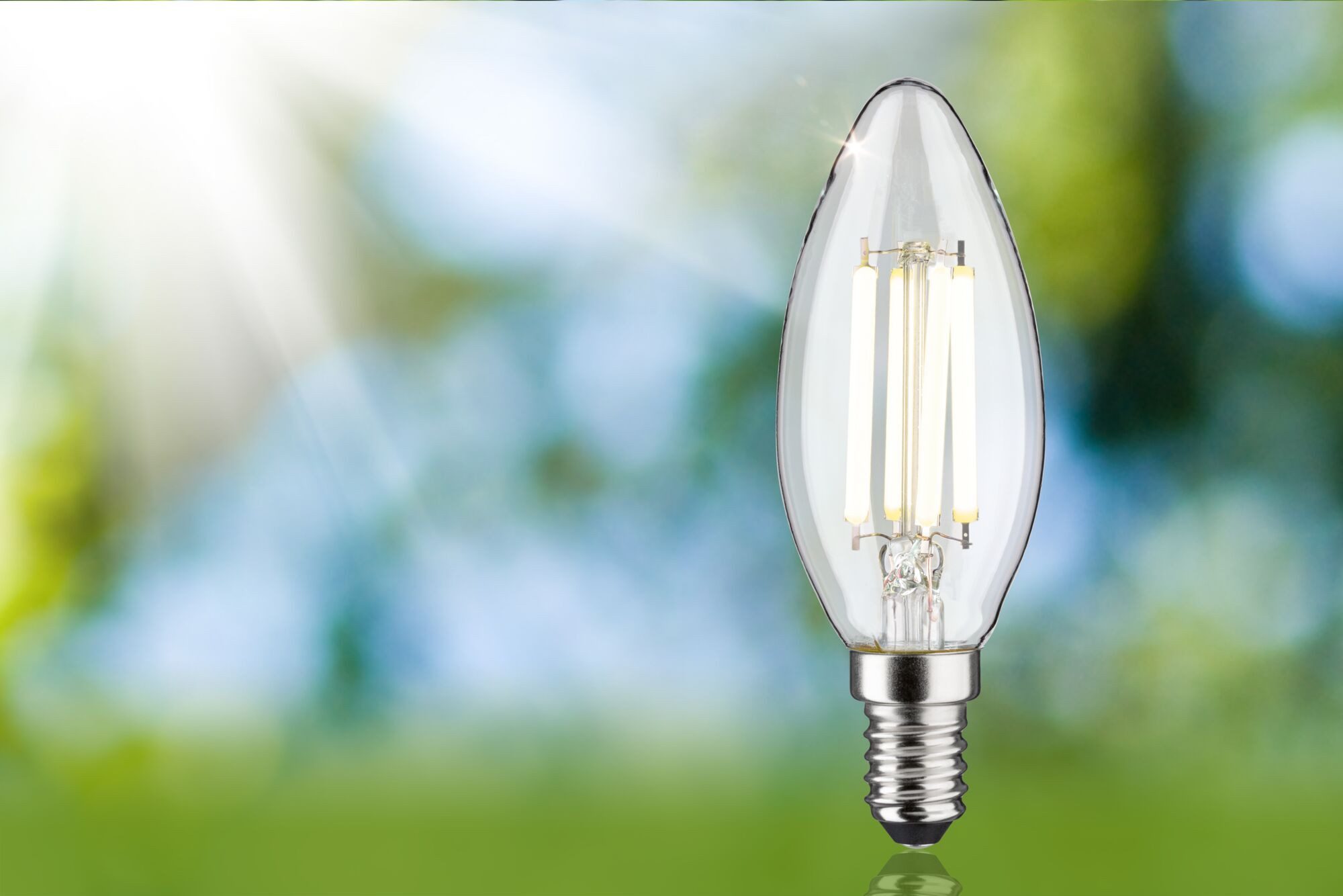 Paulmann LED-Leuchtmittel Efficient-Line Kerze 840lm 4W 4000K klar 230V, E14, 1 St., Neutralweiß – Bild 5 von 5