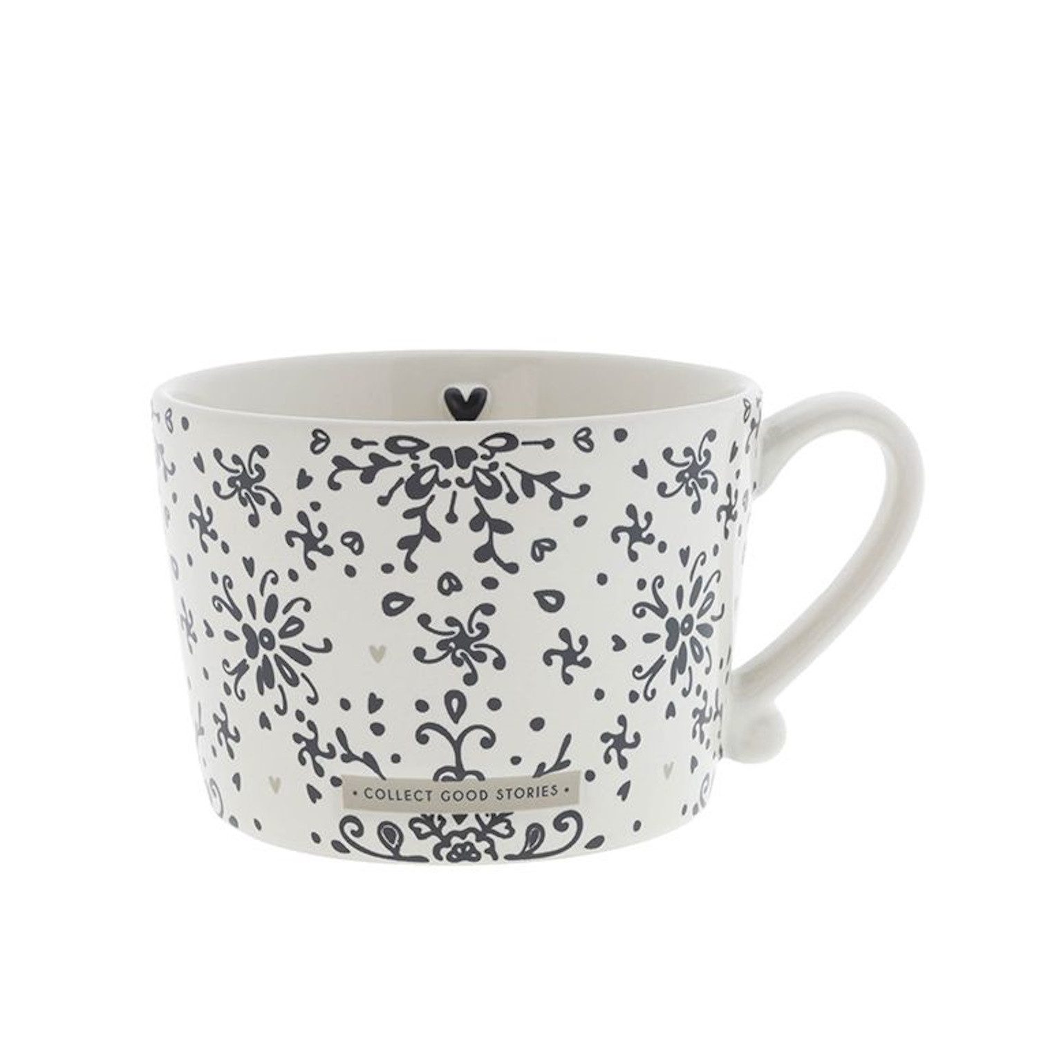 Tasse Schwarzes Herz