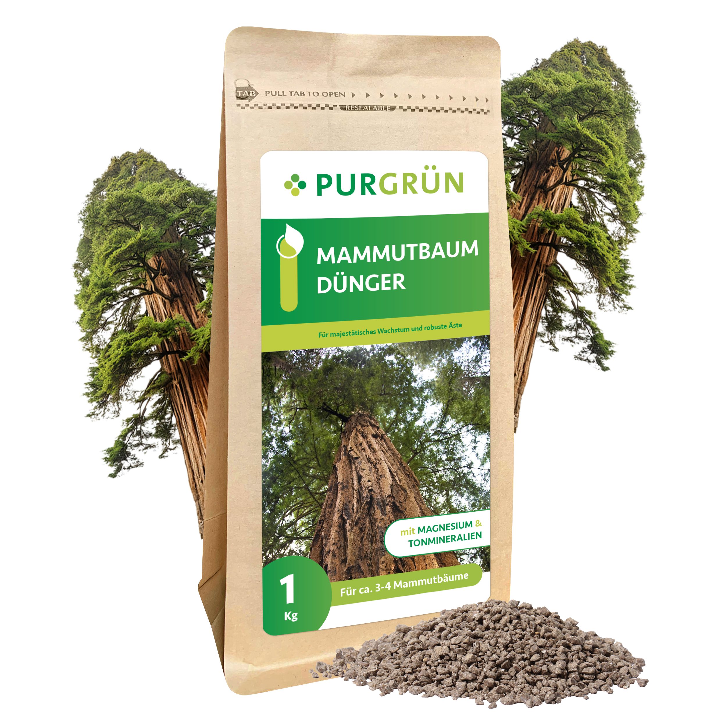 Purgrün Gartendünger Purgrün Mammutbaum Dünger, NPK günstig online kaufen