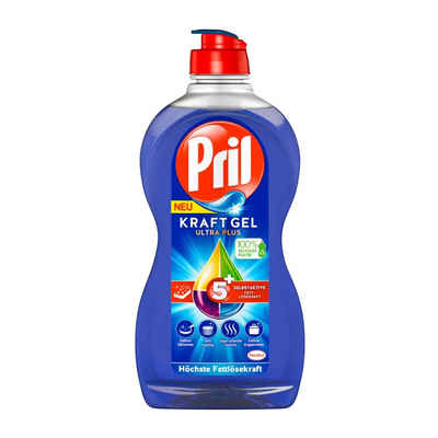 PRIL Kraft Gel Ultra Plus Handgeschirrspülmittel mit höchster Fettlösekraft Geschirrspülmittel