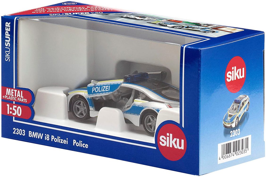 Siku Spielzeug-Polizei SIKU Super, BMW i8 Polizei (2303)