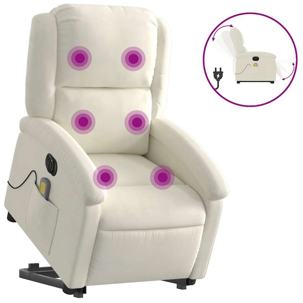 vidaXL Sessel Massagesessel mit Aufstehhilfe Elektrisch günstig online kaufen
