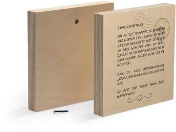 Artland Holzbild Genieße dein Leben, Sprüche & Texte (1 St)