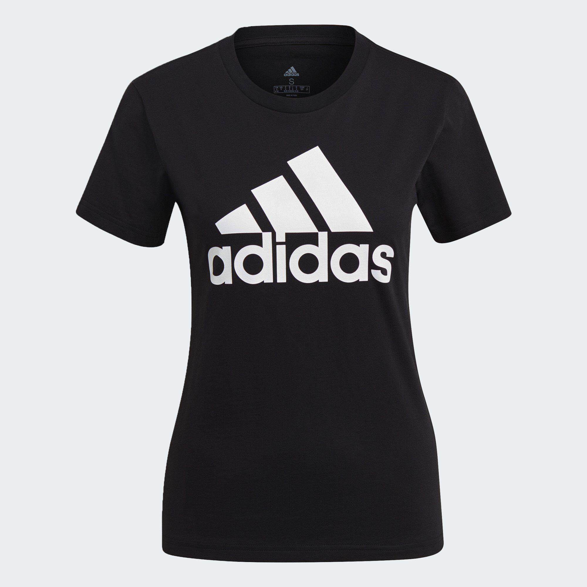 Sportswear LOGO T-Shirt T-SHIRT Black White adidas LOUNGEWEAR ESSENTIALS /
