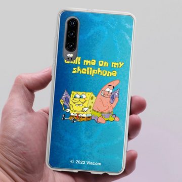 DeinDesign Handyhülle Patrick Star Spongebob Schwammkopf Serienmotiv, Huawei P30 Silikon Hülle Bumper Case Handy Schutzhülle