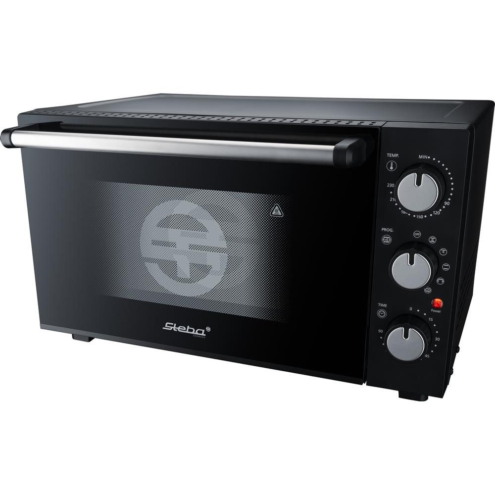 Steba Minibackofen KB M30, Minibackofen mit Drehspieß und Umluft, Timer, schwarz