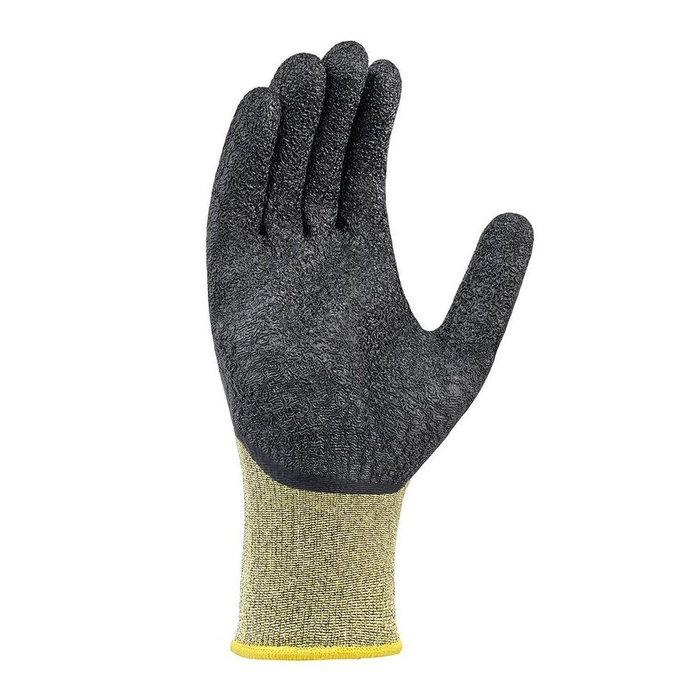 teXXor Arbeitshandschuh-Set Winterhandschuh Black Cut D Mit ¾ Latexbeschichtung
