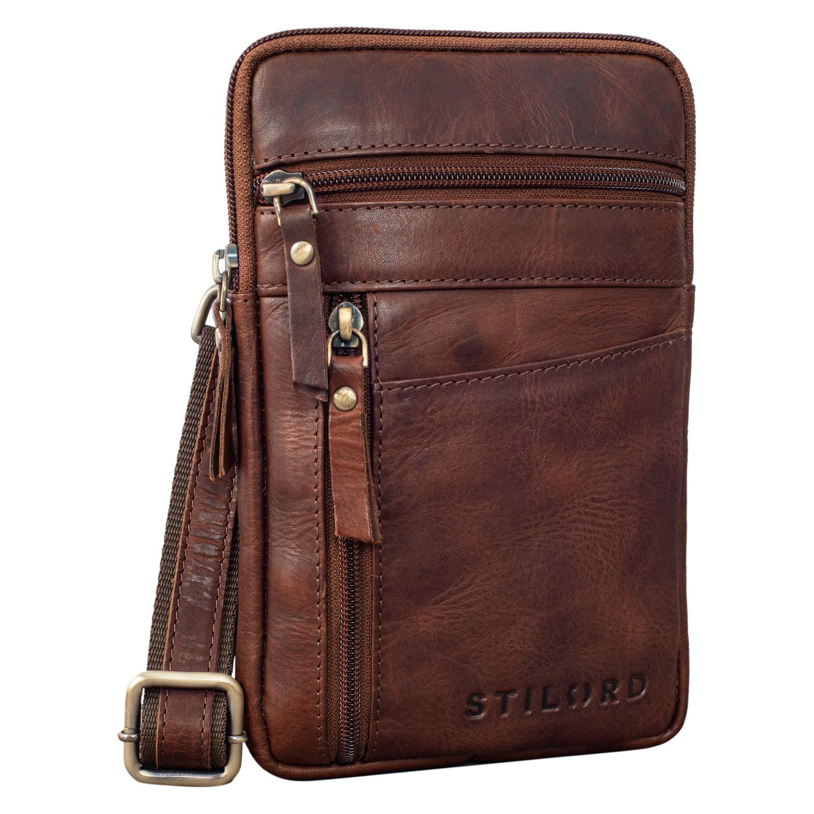 STILORD Handtasche "Brooks" Leder Brustbeutel Gürteltasche günstig online kaufen