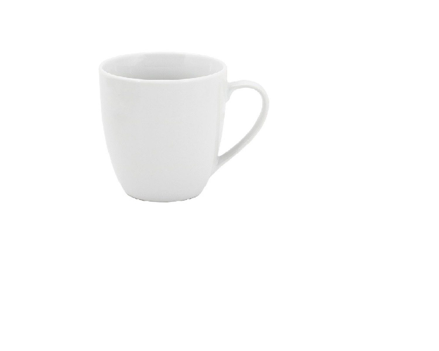 Michelino Latte-Macchiato-Tasse Kaffeebecher 330ml Serie Amelie Porzellan Weiß