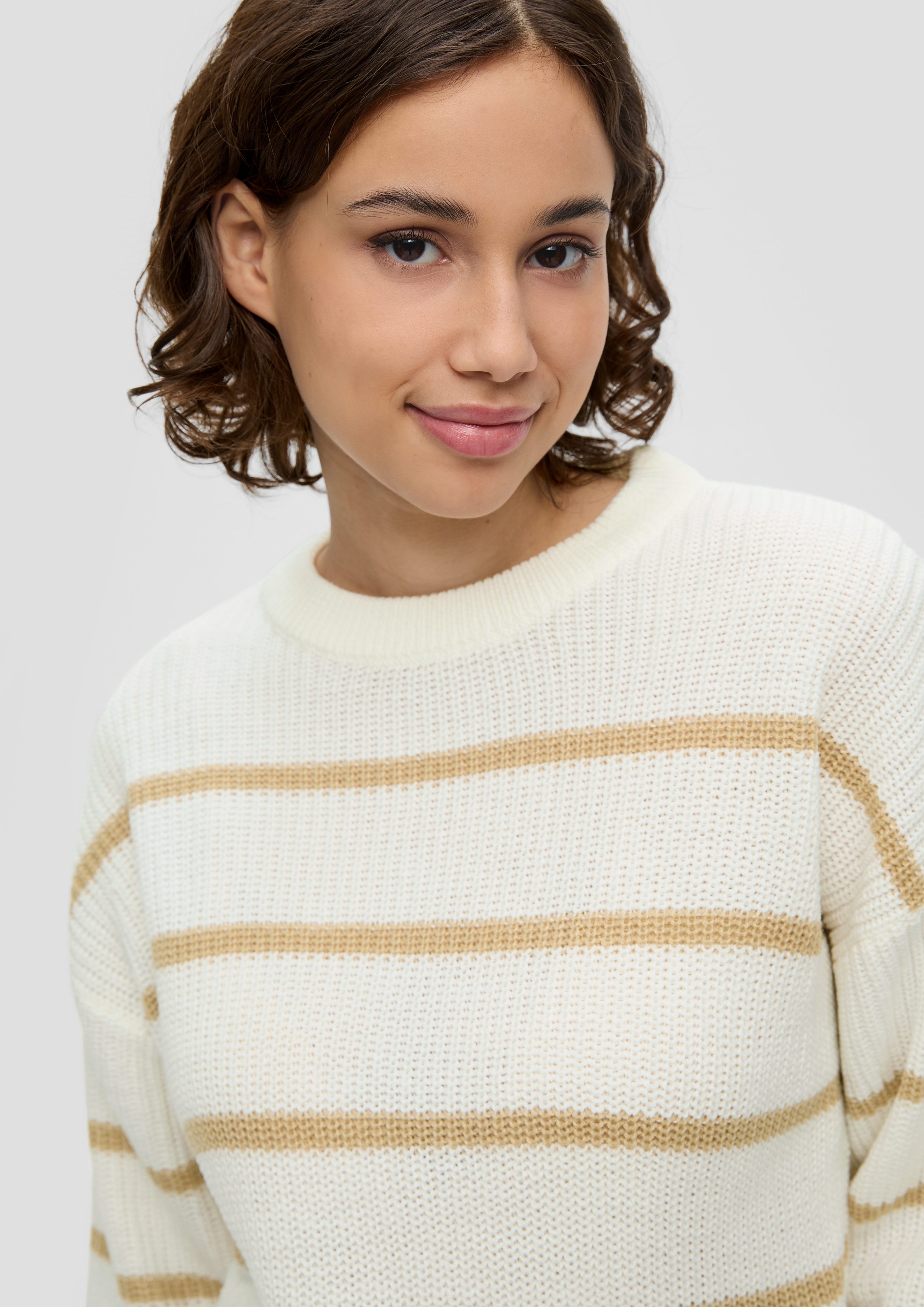 QS Strickpullover Leichter Sommerstrickpullover im Relaxed günstig online kaufen