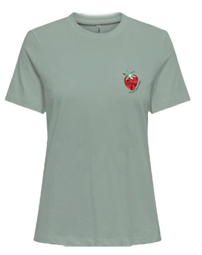 ONLY Kurzarmshirt ONLKITA S/S TEE JRS NOOS Baumwolle, regular fit, Rundhals günstig online kaufen