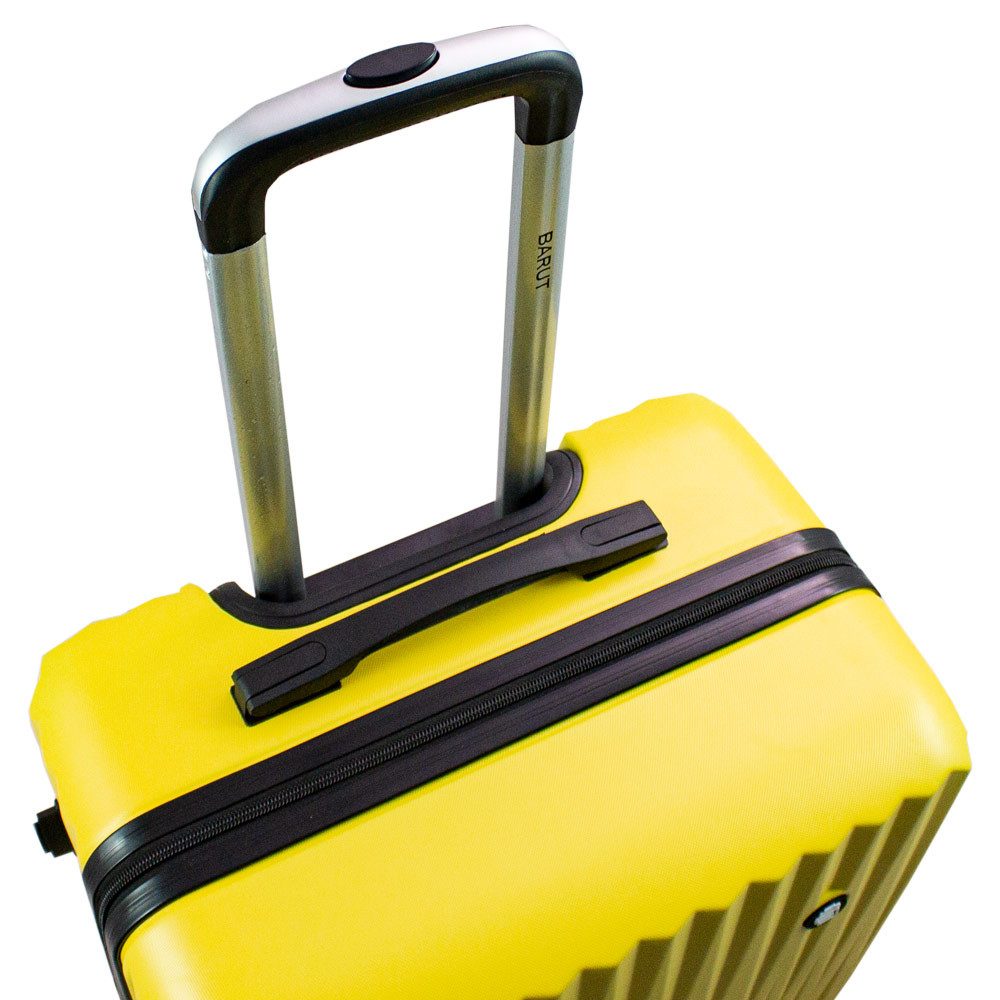 Barut Hartschalen-Trolley Barut Reisekoffer XL Modell General Gelb, 4 Rollen