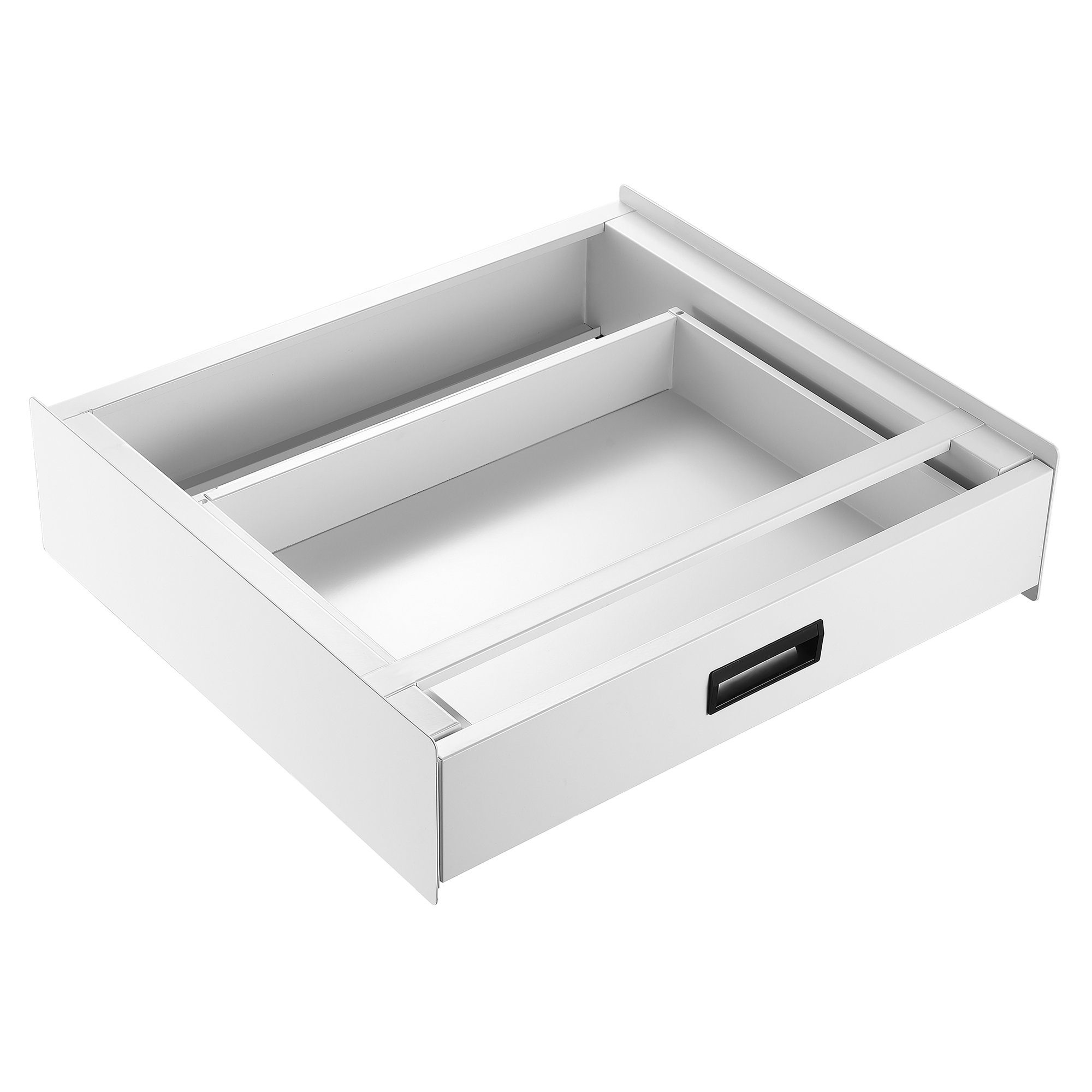 en.casa Zwischenbaurahmen, Verbindungsrahmen für Waschmaschine/Trockner mit Schublade