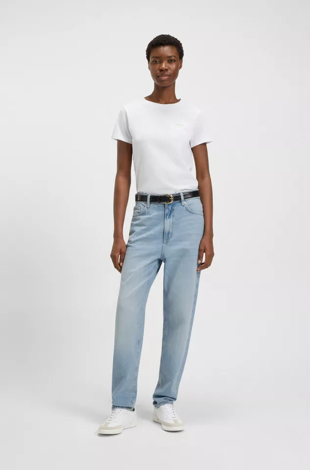 Boss Orange 5-Pocket-Jeans RUTH HR 5.0 Premium Damenmode High Rise, aus softem Denim
