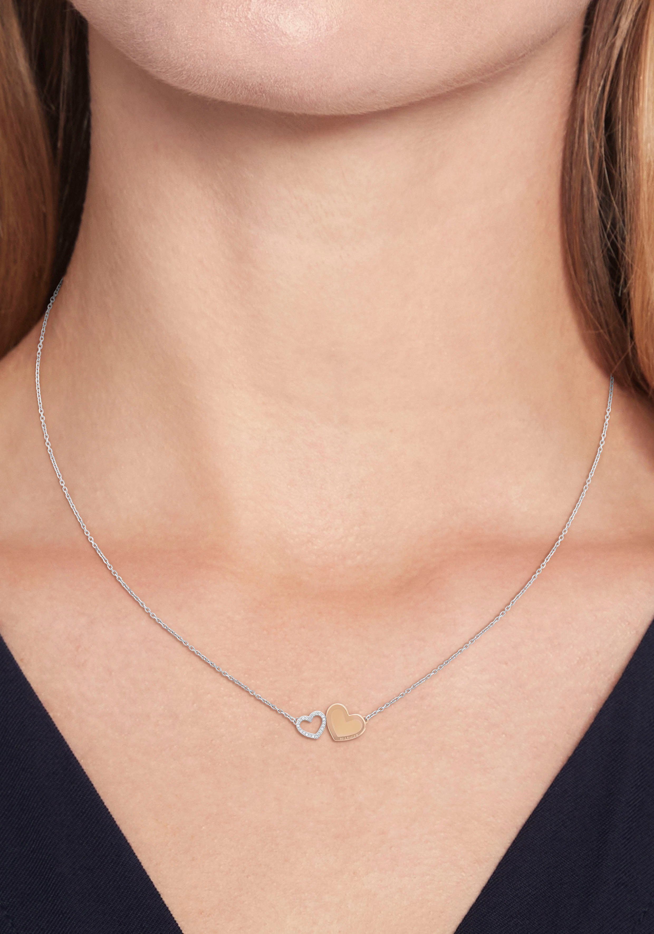 Tommy Hilfiger Kette mit Anhänger Schmu...