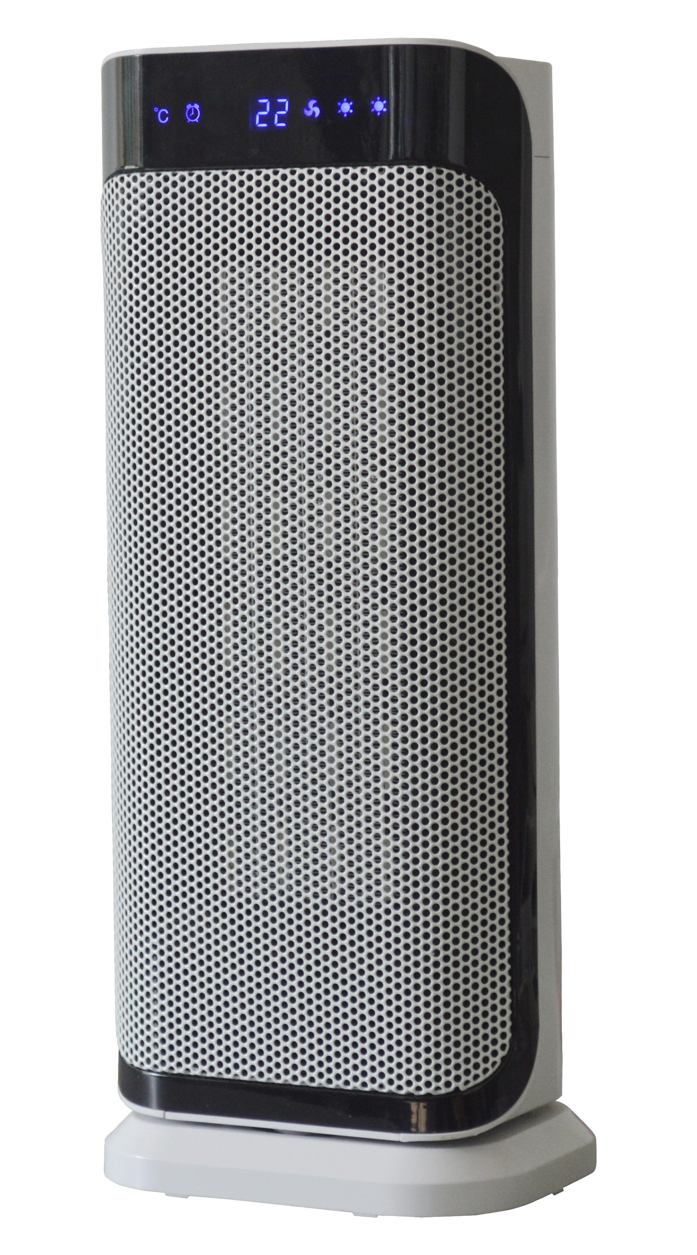 SHX Keramikheizlüfter, PTC Keramik Heizlüft, 3 Leistungsstufen, Schwenkfunktion, Timer, 2000 W, LED-Display, Fernbedienung, Thermostat, Auto Abschaltung