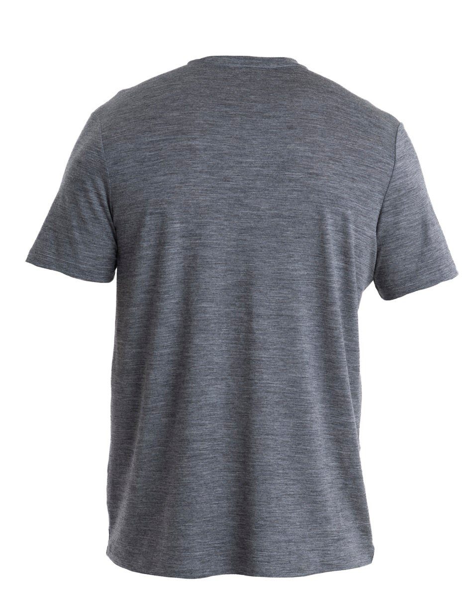 Icebreaker T-Shirt Wander-/Freizeit Merino 150 Tech Lite III (100% Merinowolle) grau